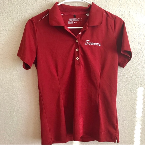OU Sooners Women’s DRI-FIT NIKEGolf Top - Picture 1 of 6
